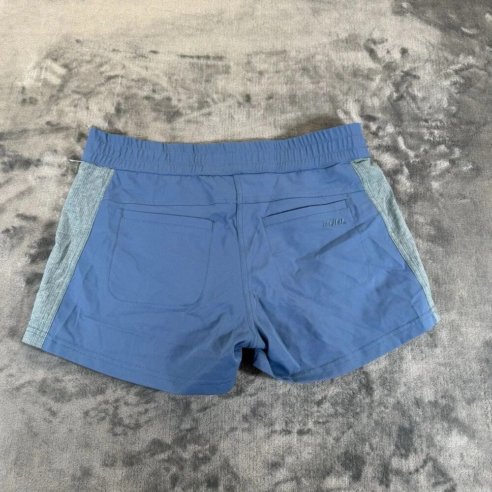 KUHL Sz S Women’s Riptide Pull-Up Shorts Elastic Waist Outdoor 3” Sample NWOT